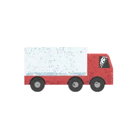 トラックのイラスト