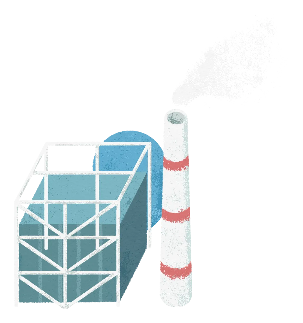 工場のイラスト